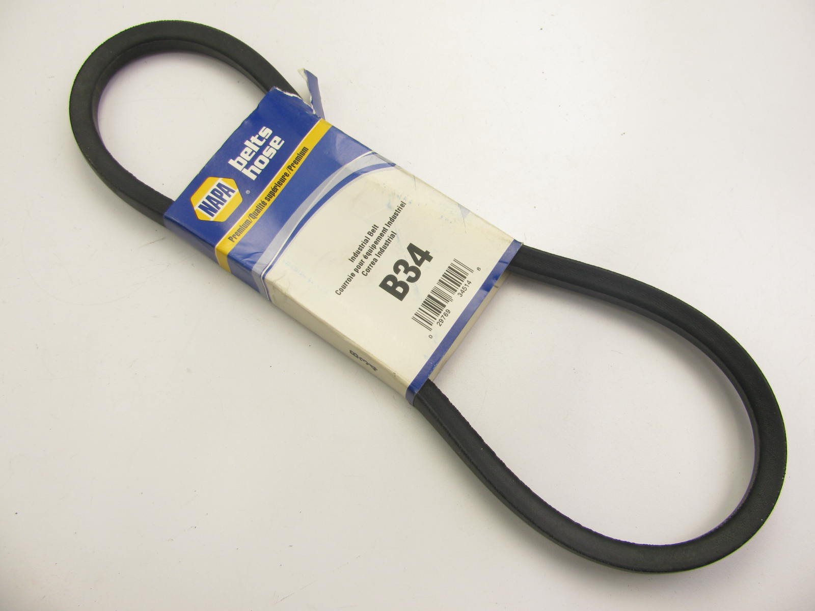 Gates B34 Industrial Accessory Drive Belt - 21/32" X 37"