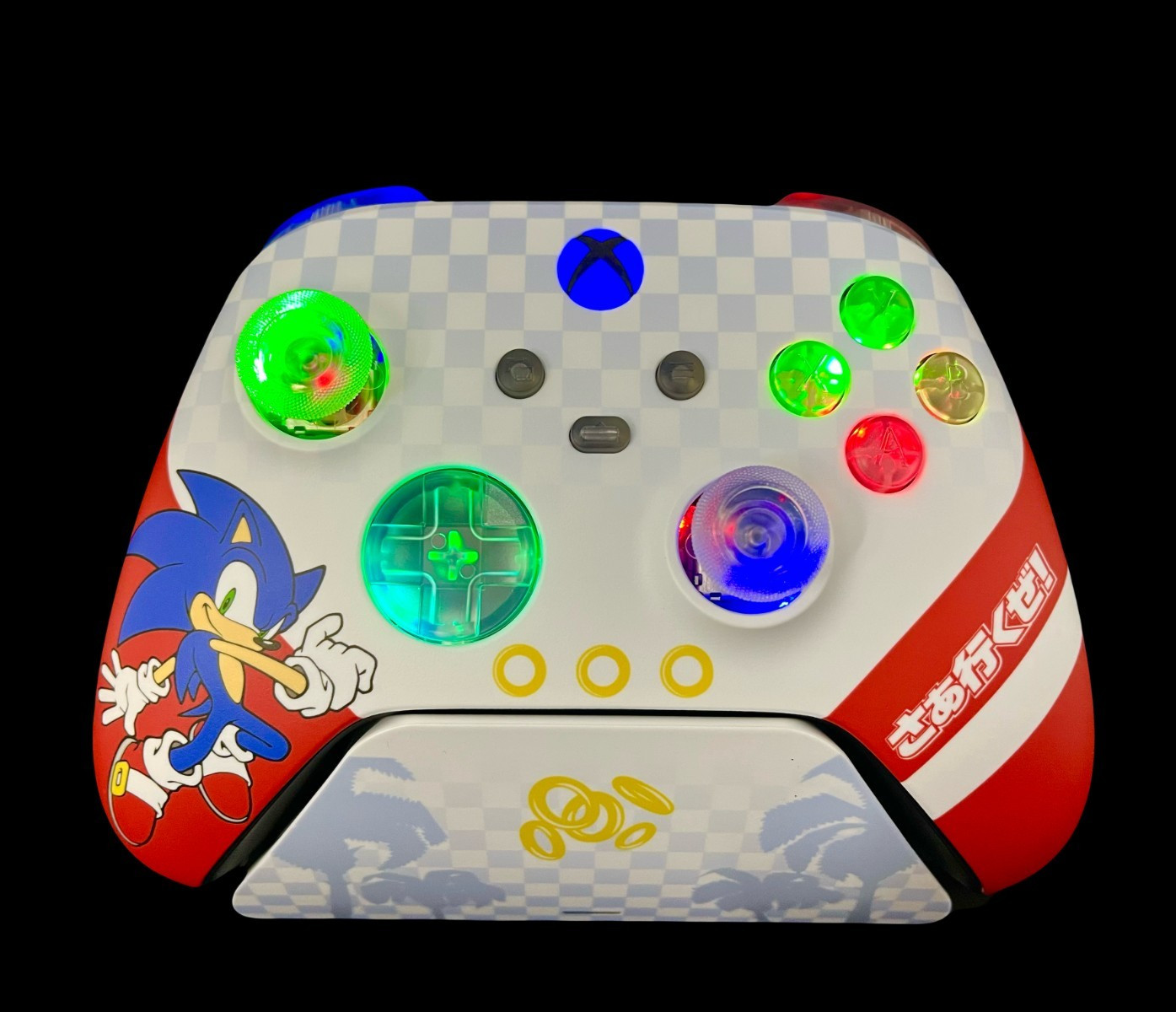 Sonic Hedgehog Microsoft Xbox Wireless Controller - LED mod - Limited Edition