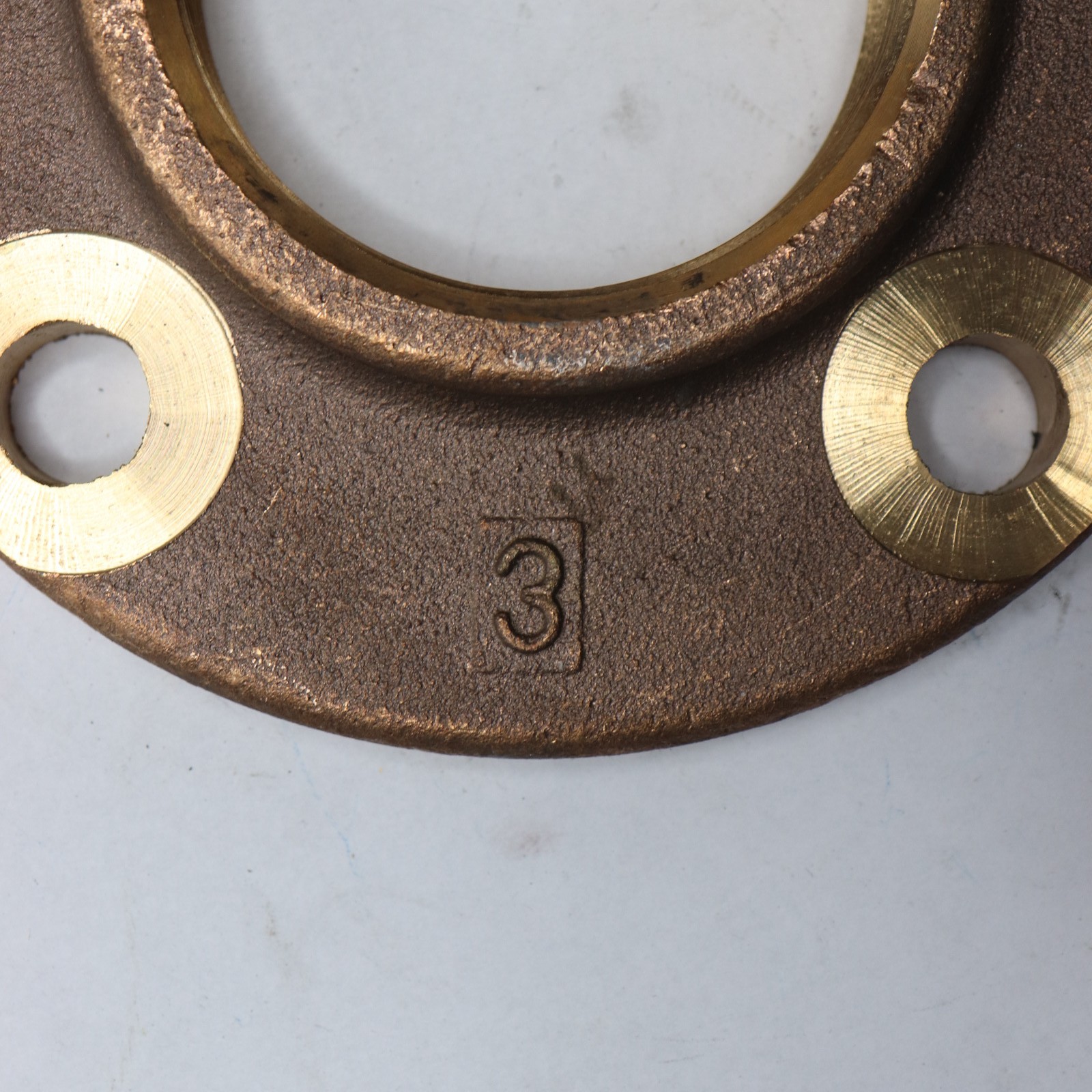 TM Brand Threaded Flange Bronze 150 lb. 3" LF68630