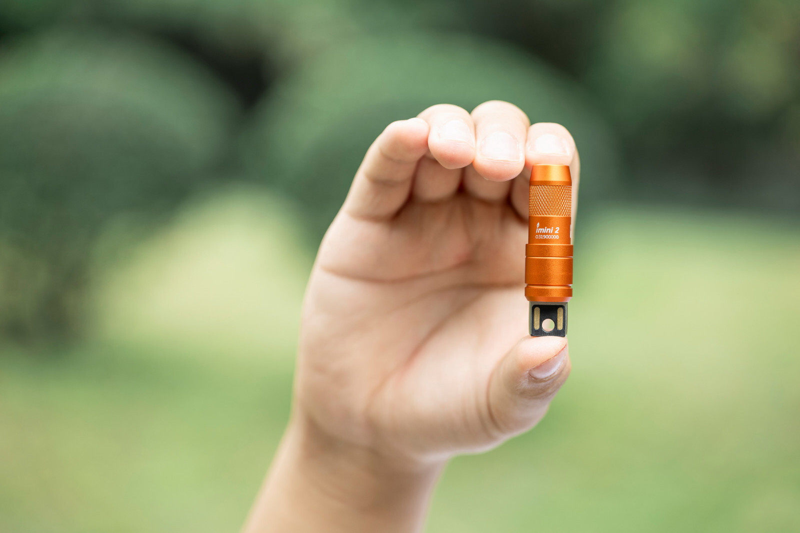 Olight imini 2 Orange Rechargeable Mini Keychain Flashlight, 50 Lumens