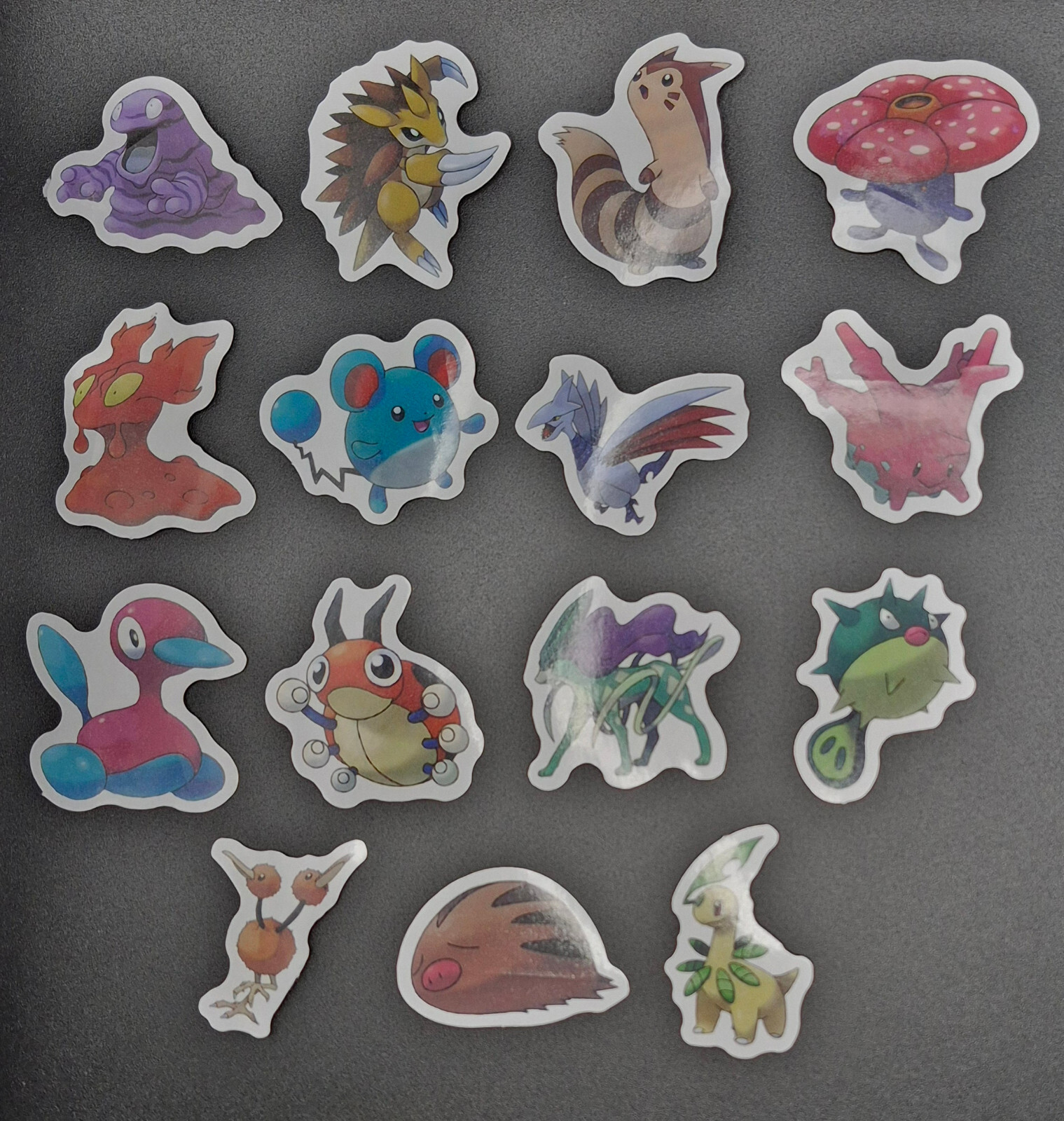 100 Pc Pokemon Stickers Classic Original Decals Charizard 151 Random Assortment