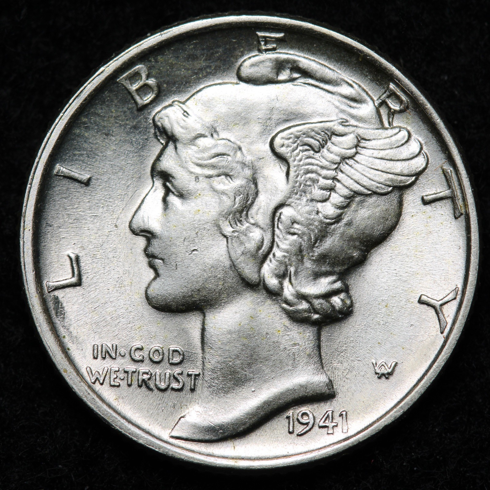 1941 Mercury Silver Dime BU *UNCIRCULATED* MS E278 SDWR