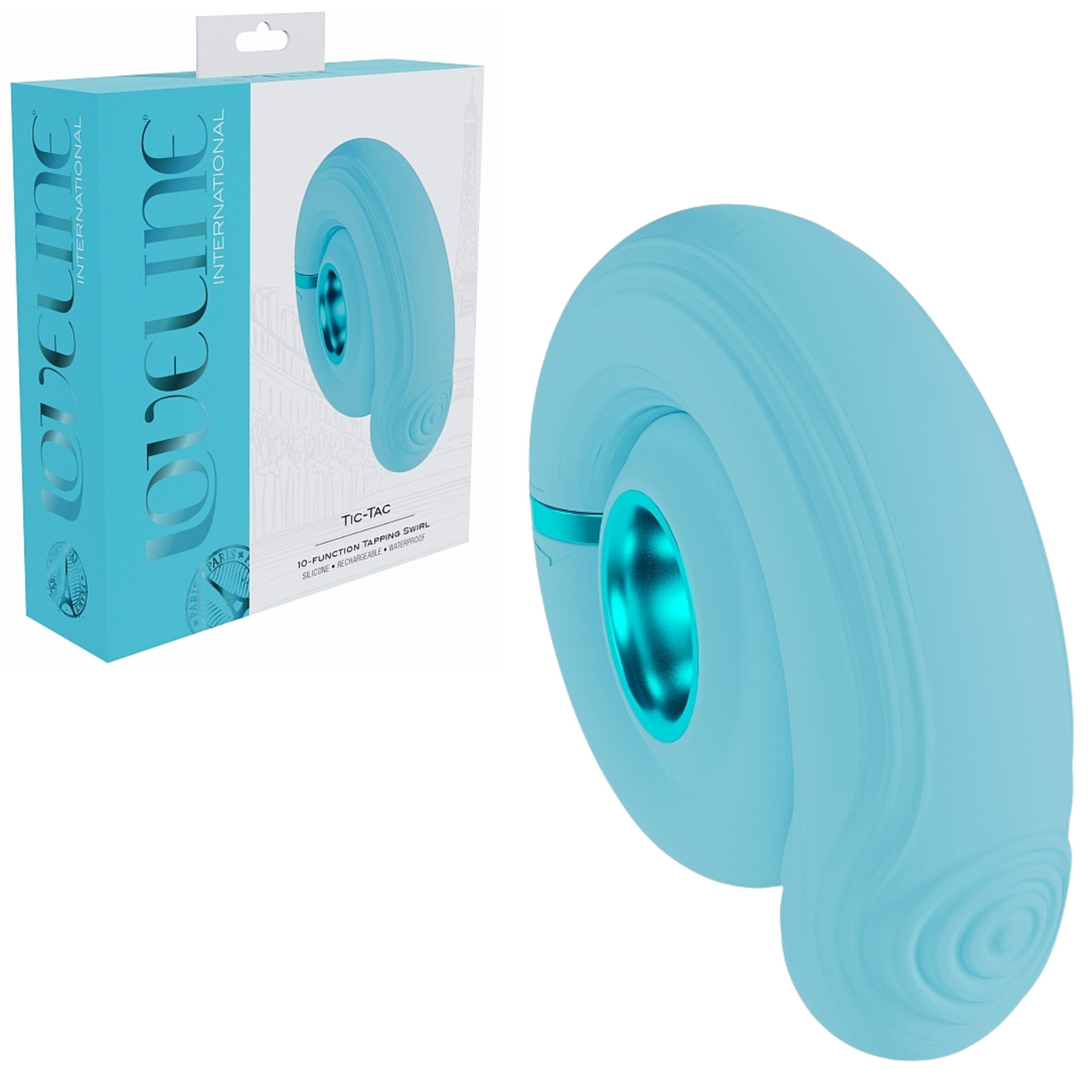 Vibrating Swirl Silicone Discreet Vibrator Stimulator Multi-function Teaser