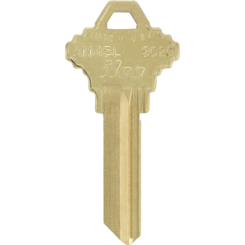 Hillman 532006 KeyKrafter SC20 Single Side Universal Blank Key #2006 (Pack of 4)