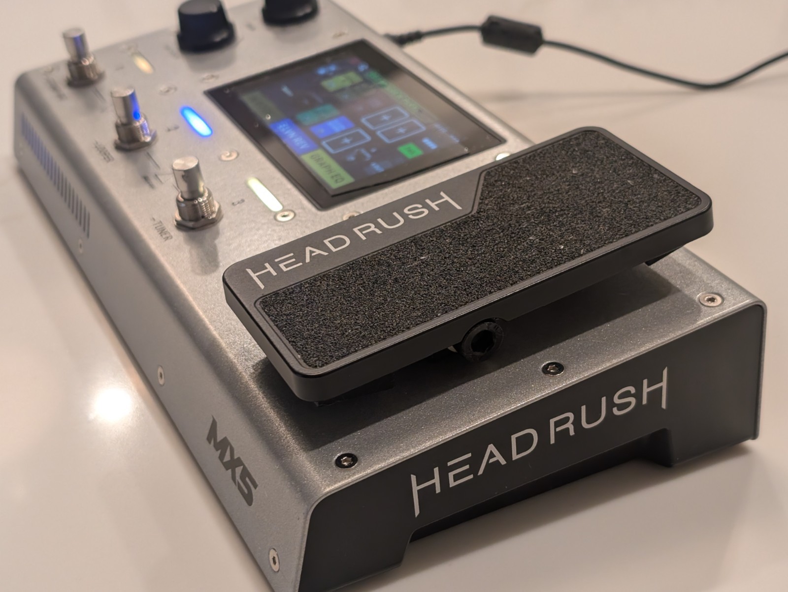 HeadRush MX5 Special Edition Silver Guitar Amp Modeler Multi-Effects Amp Mod