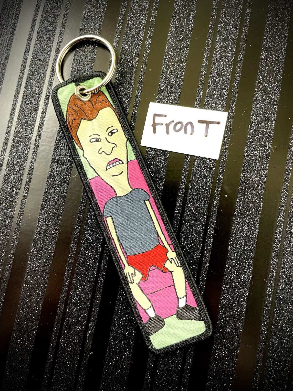 1 Piece Double Sided 5 Inch Beavis & Butthead Keychain