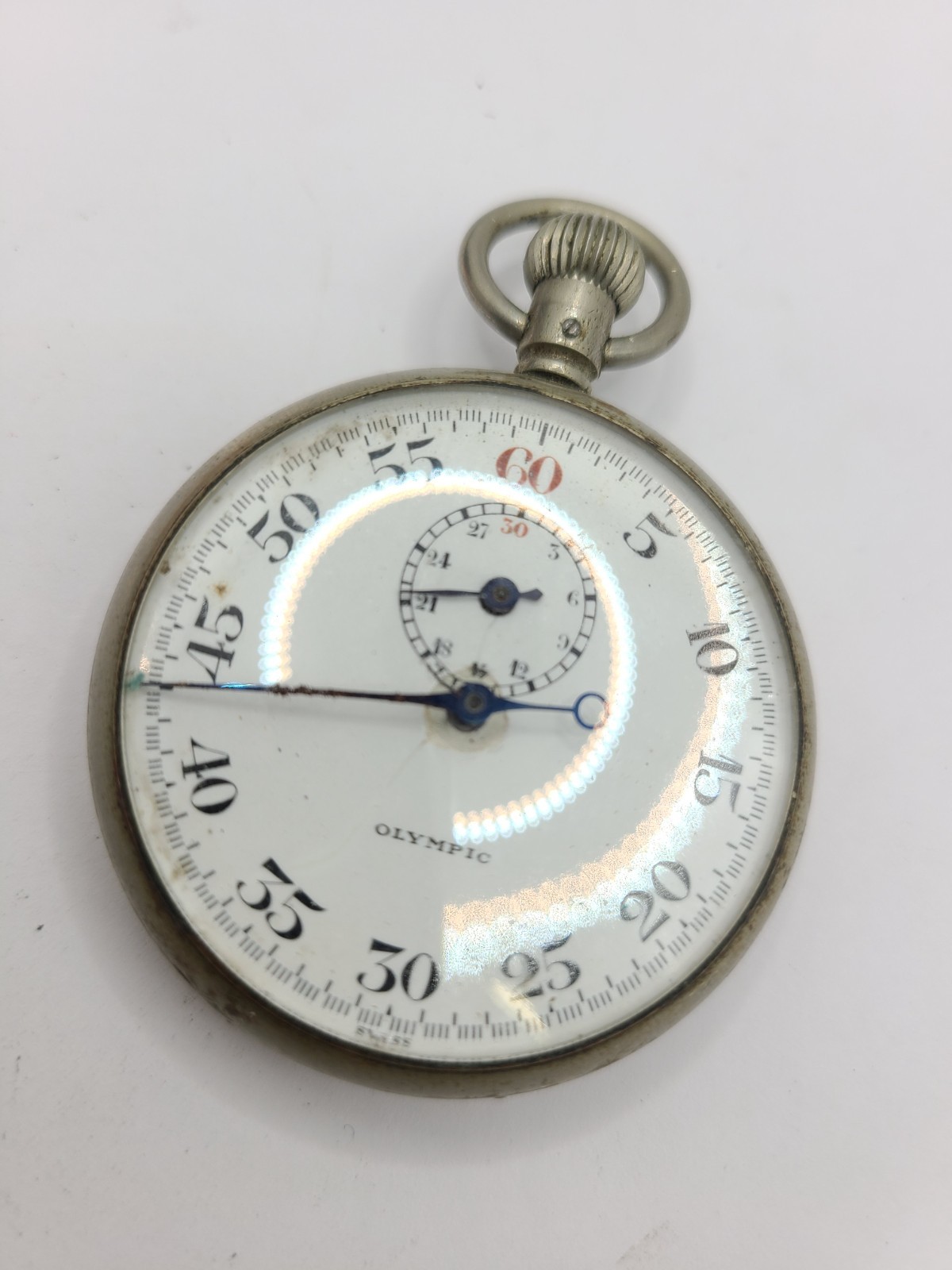 Rare Olympic Timer Hafis Watch Co. Mechanical Stopwatch