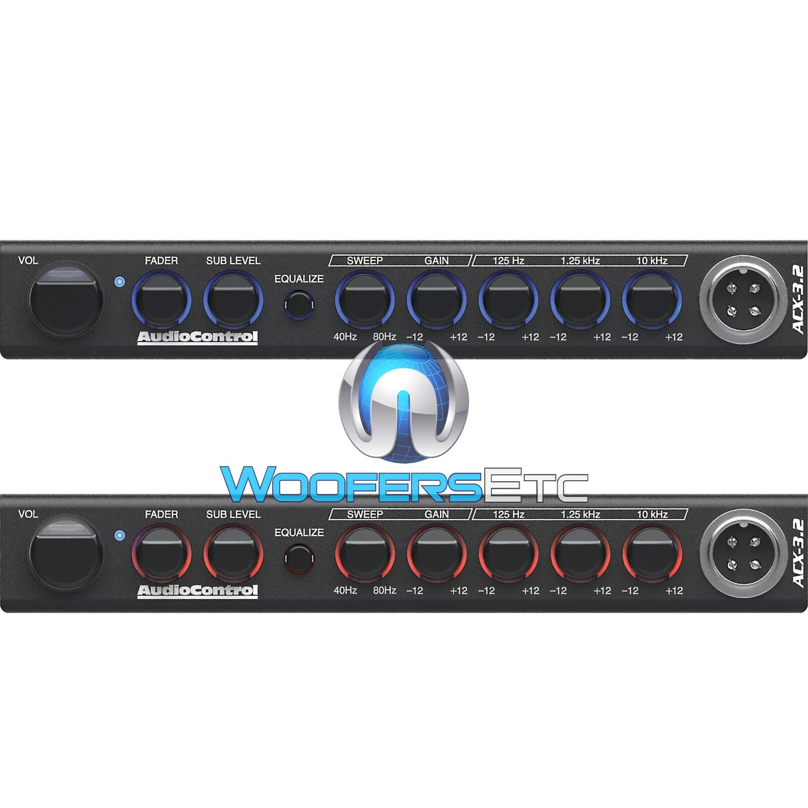AUDIO CONTROL ACX-3.2 ALL WEATHER EQUALIZER & CROSSOVER & PAGING MICROPHONE NEW