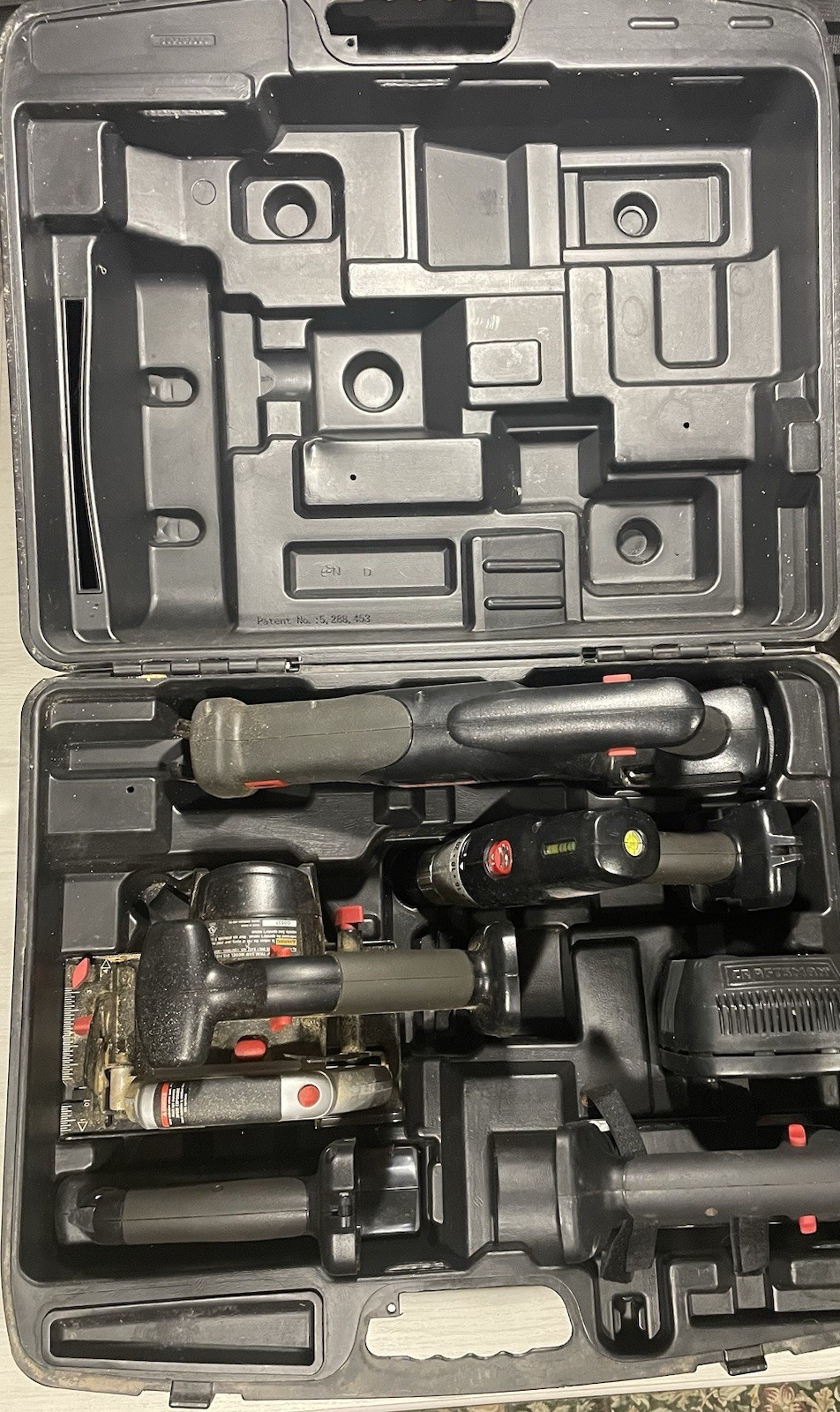Craftsman 19.2V 6-Tool Combo With Case. 2 Batteries. 3 Chargers