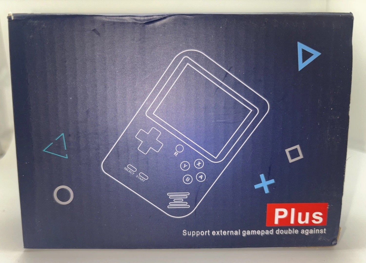 Game Box Plus- Hand Held Game System, Rechargeable Battery, BLUE 400 Games