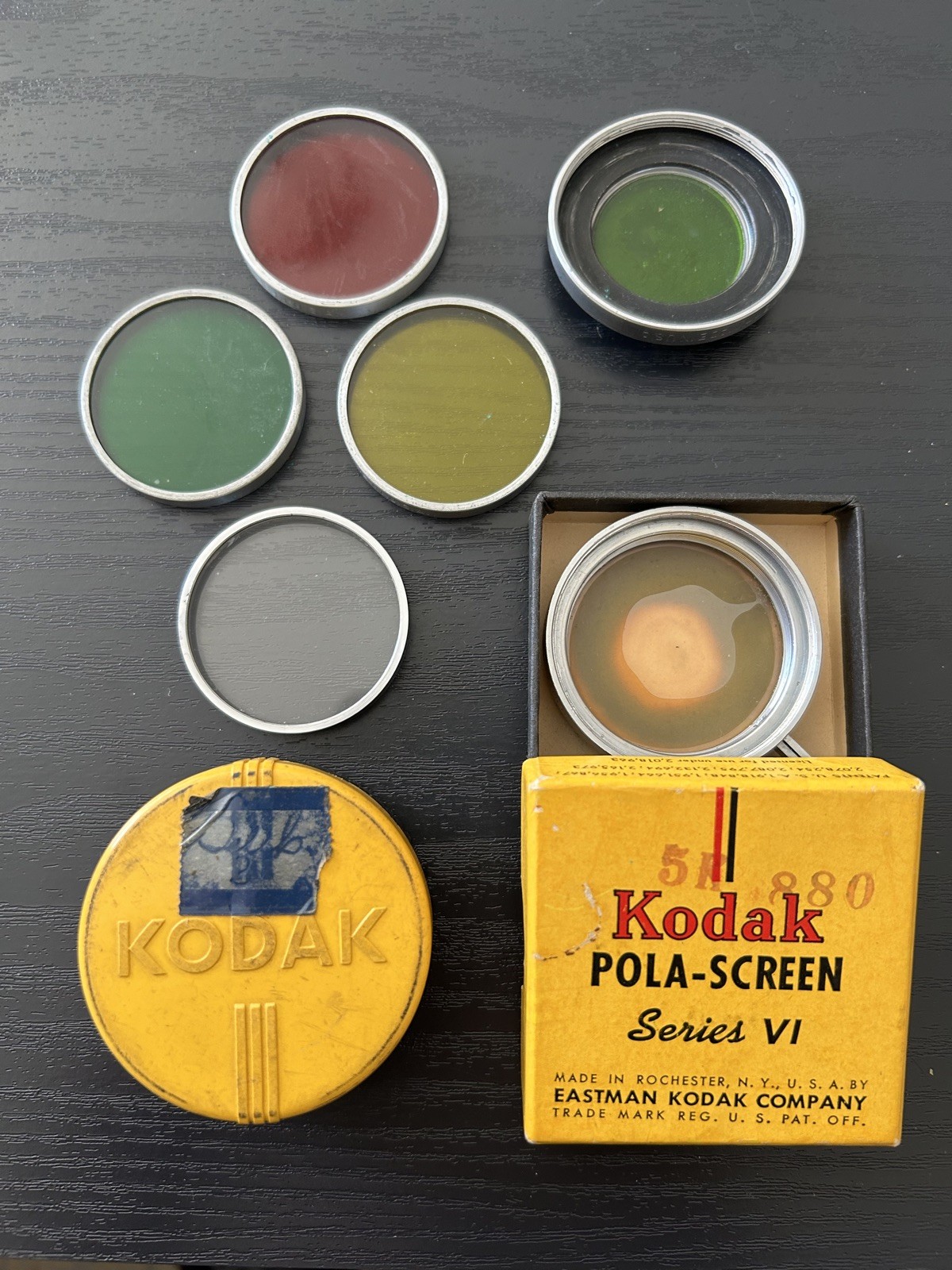 Vintage Kodak Accessories Lot of 6 Pola-Screen Viewer Lenses