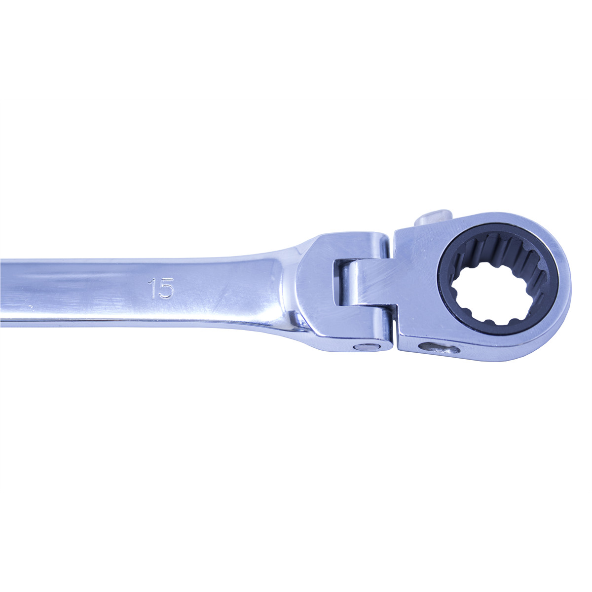 Mountain EX-PFFGBXZ16181 13x15mm Double Box Universal Spline Ratcheting Wrench