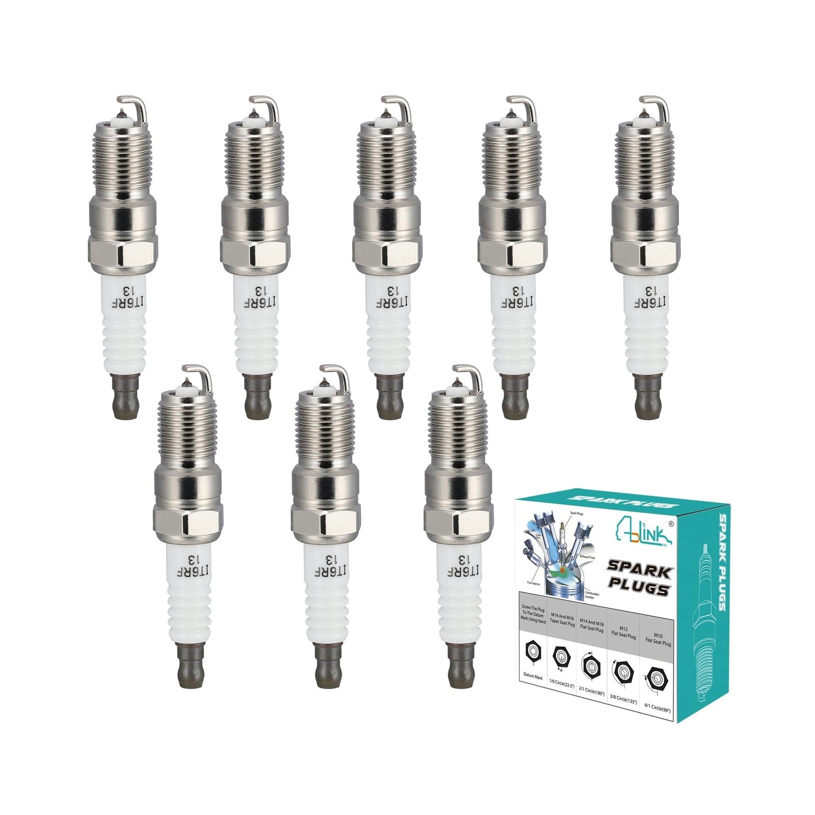Pack of 8 Single Iridium 3186 19256067 3013 Spark Plugs For GMC Yuk... Fast Ship