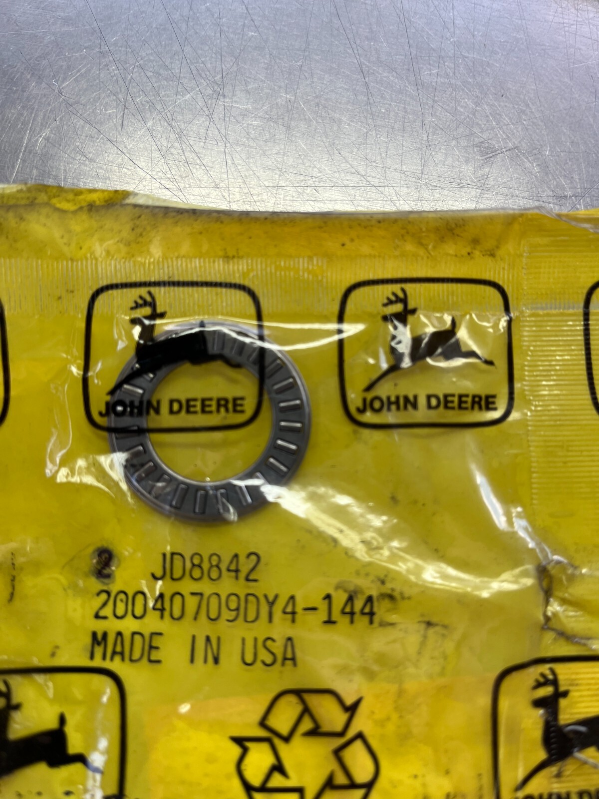 JD8842  Genuine OEM  John Deere  THRUST BEARING