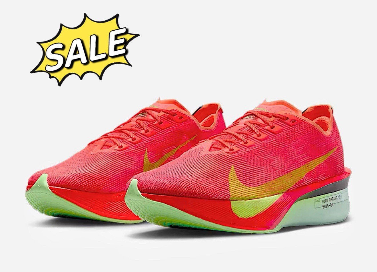 🔥Nike ZoomX VaporFly Next% 4 Running Shoe HF6414-600 Men’s Size 8-14 NO LID