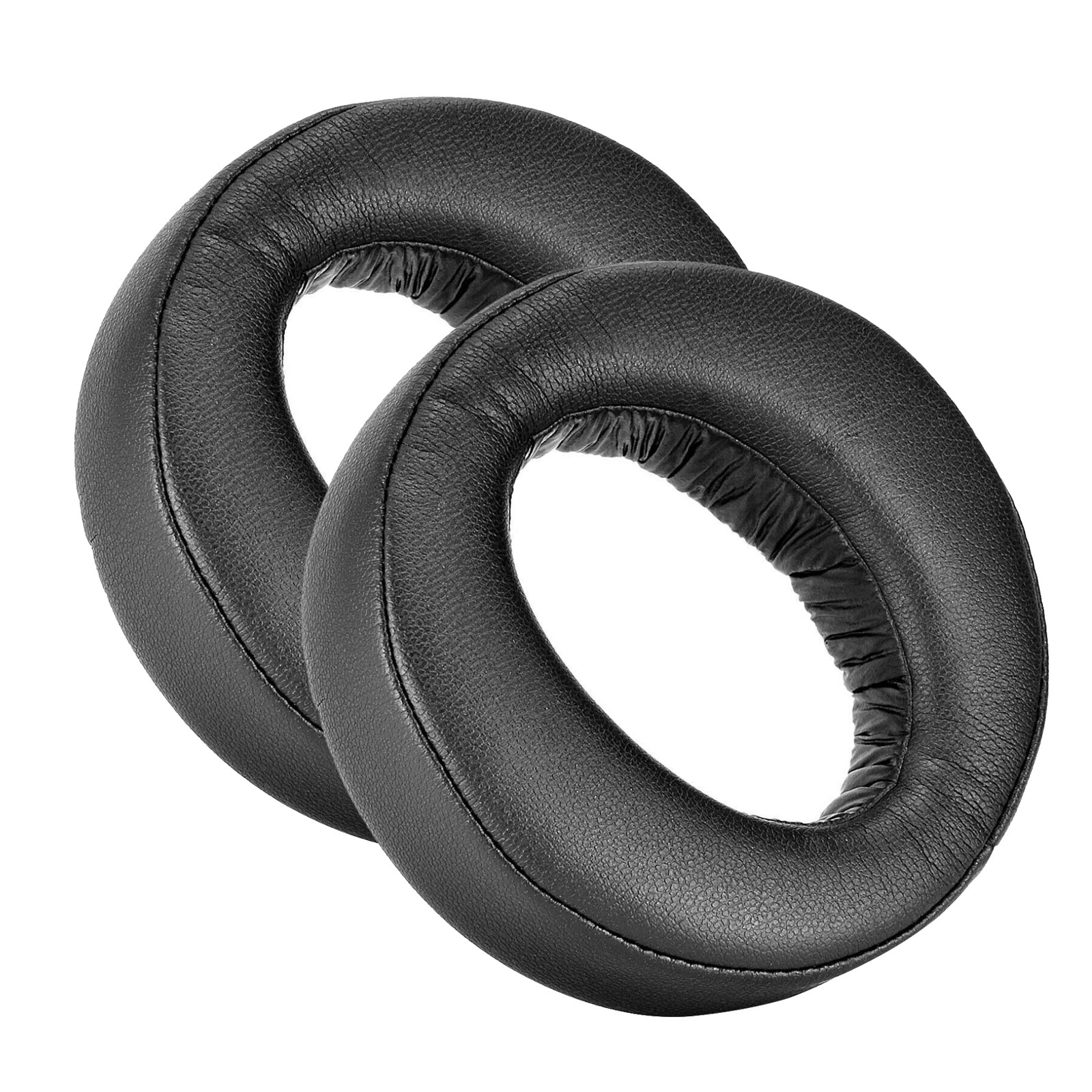 2Pcs Leather Sponge Ear Pads Cushion Cover For Jabra Evolve 80 UC HSC019 Headset