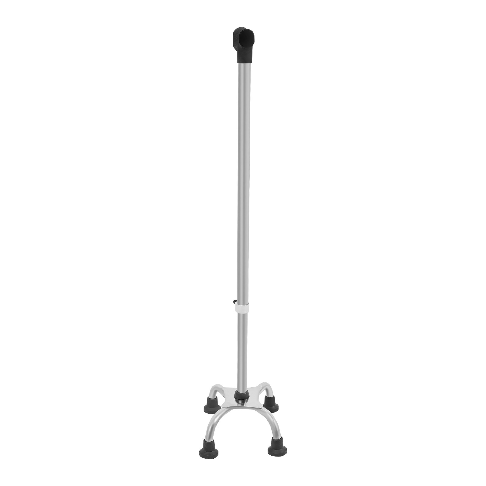 Adjustable Walking Cane Stick Mobility Quad Four Prong Base Small Base Walker