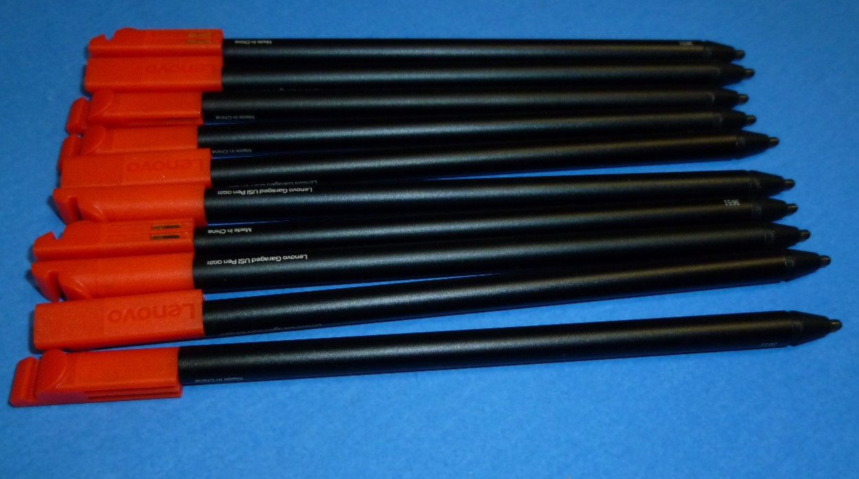 (LOT OF 10 ) Lenovo 500e Chromebook  Stylus Pen 3rd gen Garaged USI CG01