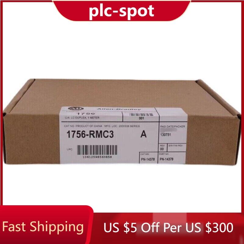 New AB 1756-RMC3 /A ControlLogix 3-Meter Fiber Cable Surplus SEALED 1756RMC3