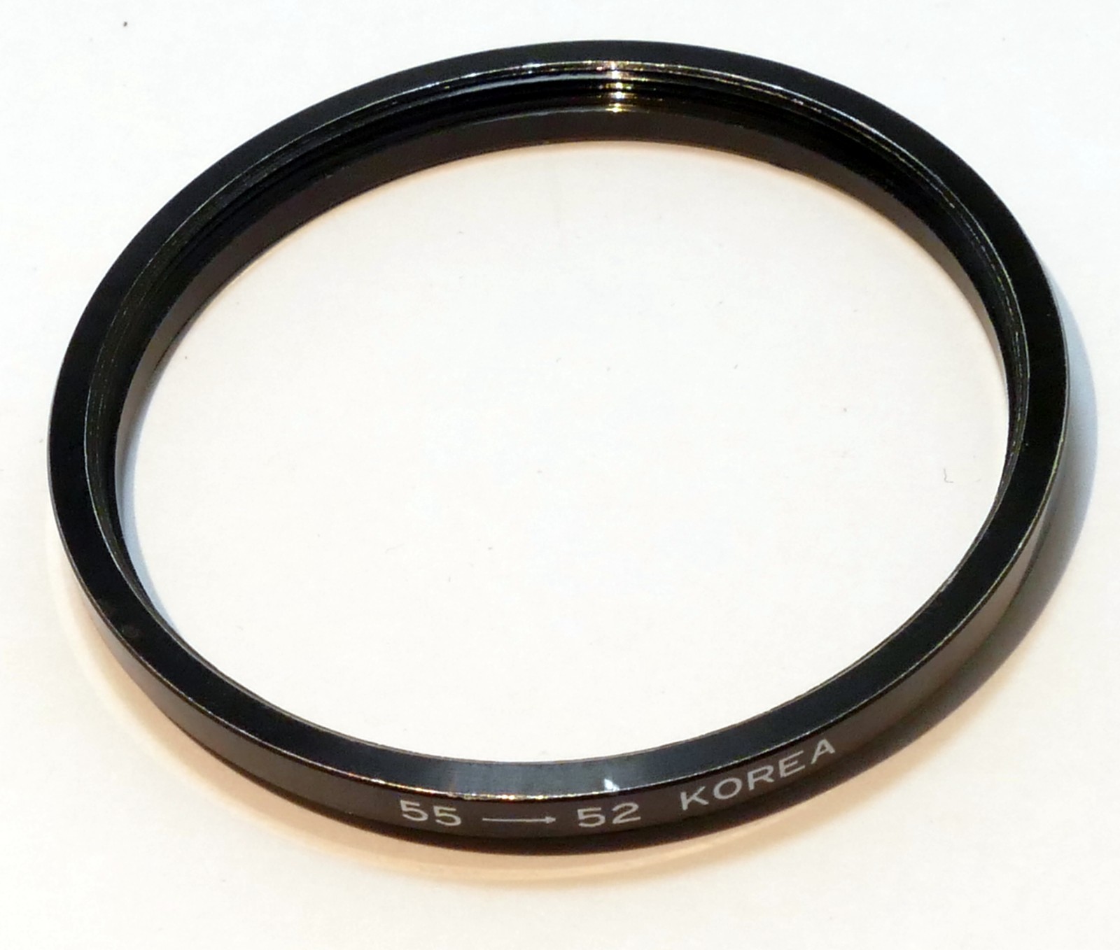 55mm to 52mm STEP-DOWN Ring Metal double threaded screw in made in Korea