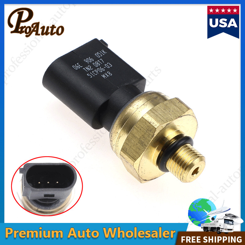 Fuel Oil Pressure Sensor 06E906051K For VW Audi A4 A6 Q5 A8 Q7 Volkswagen