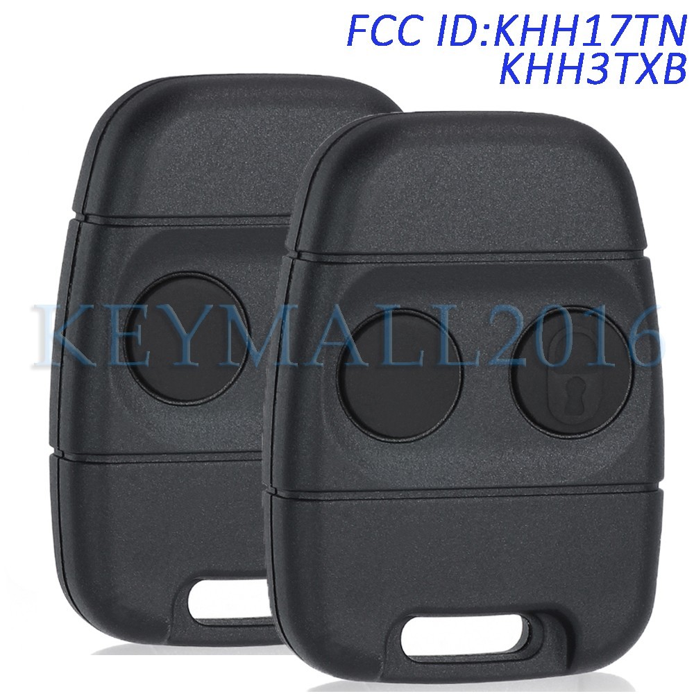 2 KHH17TN KHH3TXB Remote Key Fob for Land Rover Defender Discovery Freelander MG