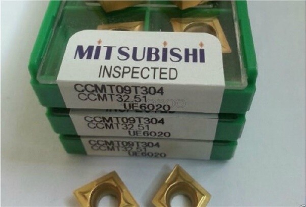 New 10Pcs/Box Mitsubishi CCMT09T304 UE6020 CCMT32.51 Carbide Insert cc