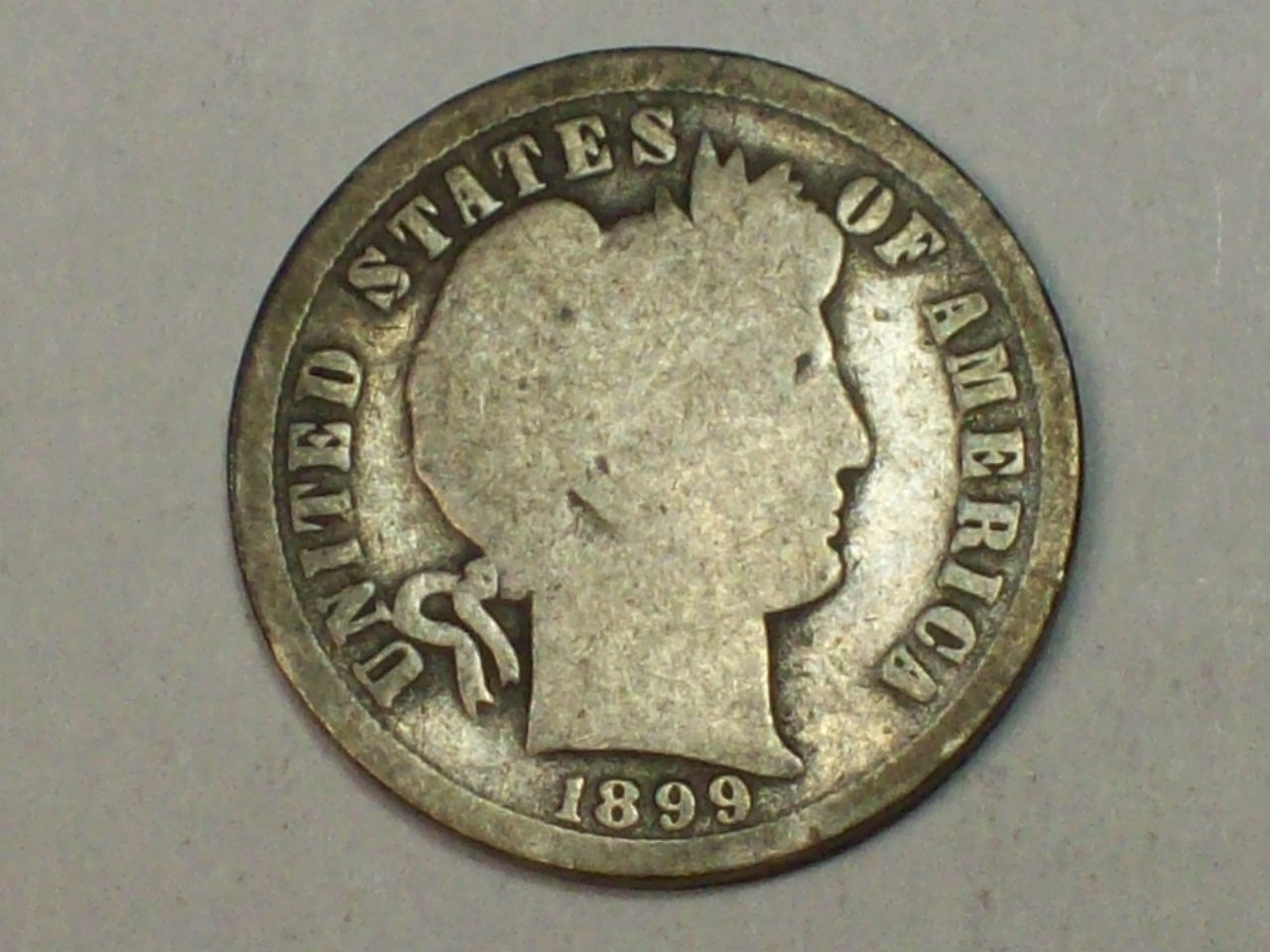 1899-O Barber Dime   GOOD     SN8377