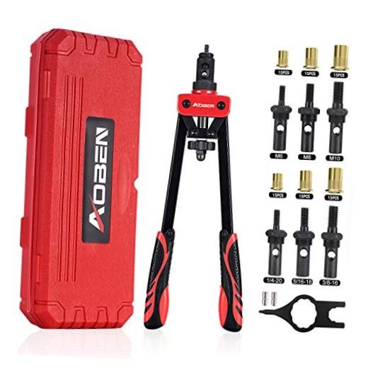 14" Rivet Nut Tool, Professional Hand Rivet Nut Setter 14" Rivet Nut Tool Kit