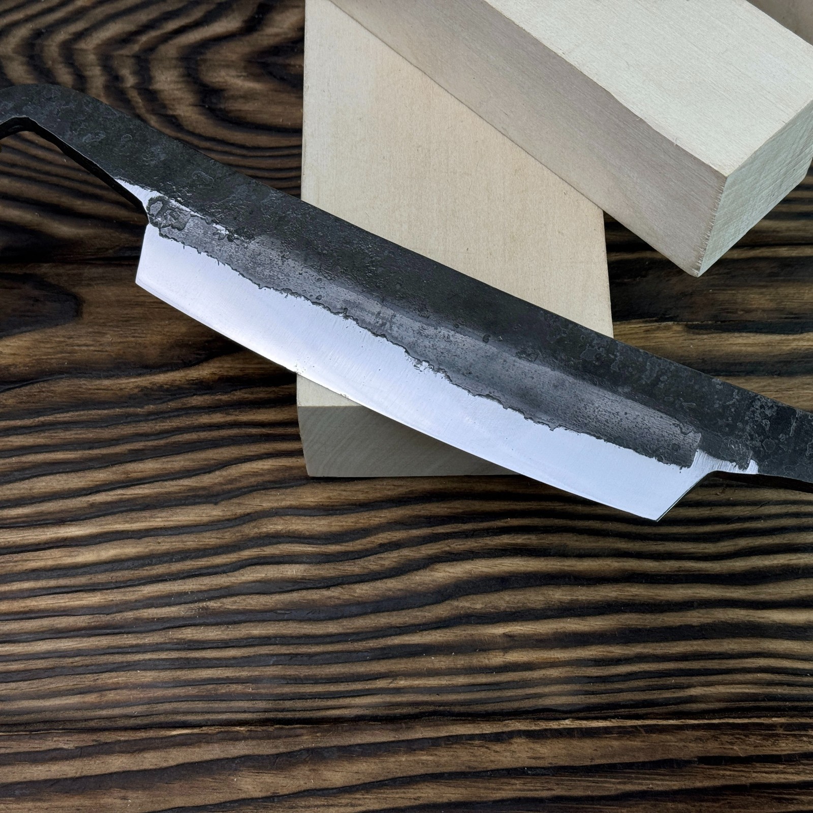 Drawknife with Leather Sheath. Wood Shaping Tool. Ash Handle. Gift for Beginner