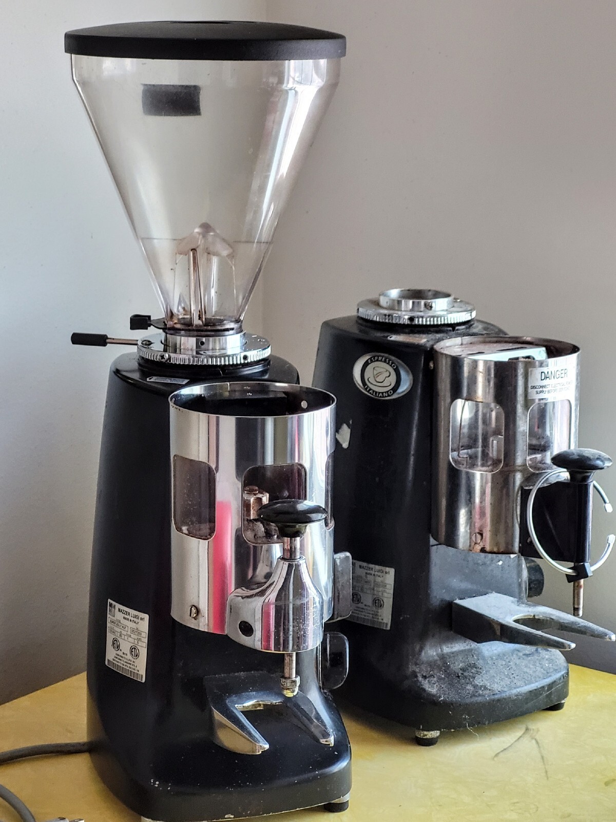 2 Mazzer Super Jolly Coffee Espresso Grinder