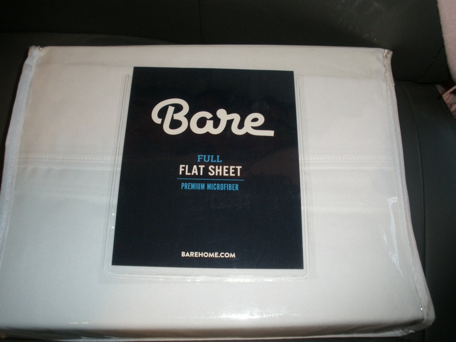 NEW Bare Full Flat Sheet Premium Microfiber WHITE (NSH2)