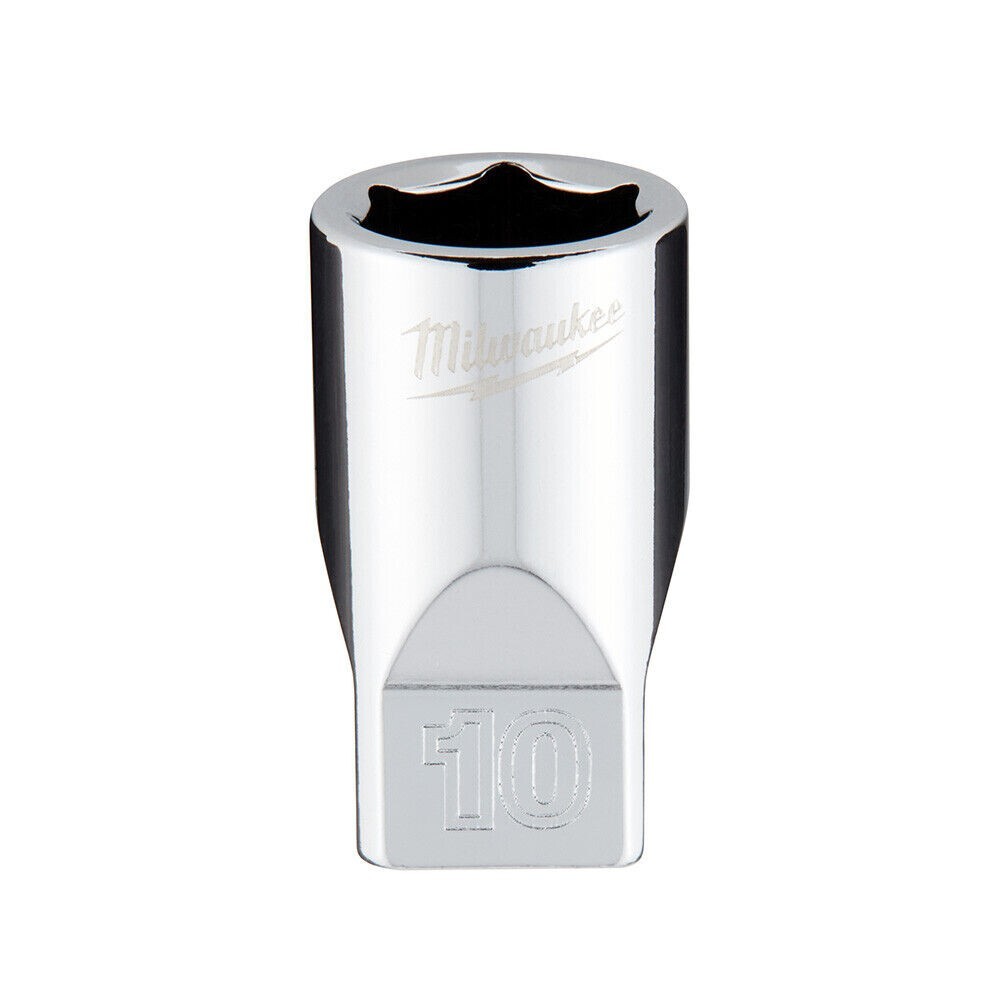 Milwaukee 45-34-9036 1/4" Drive 10mm Metric 6-Point Shallow  Socket