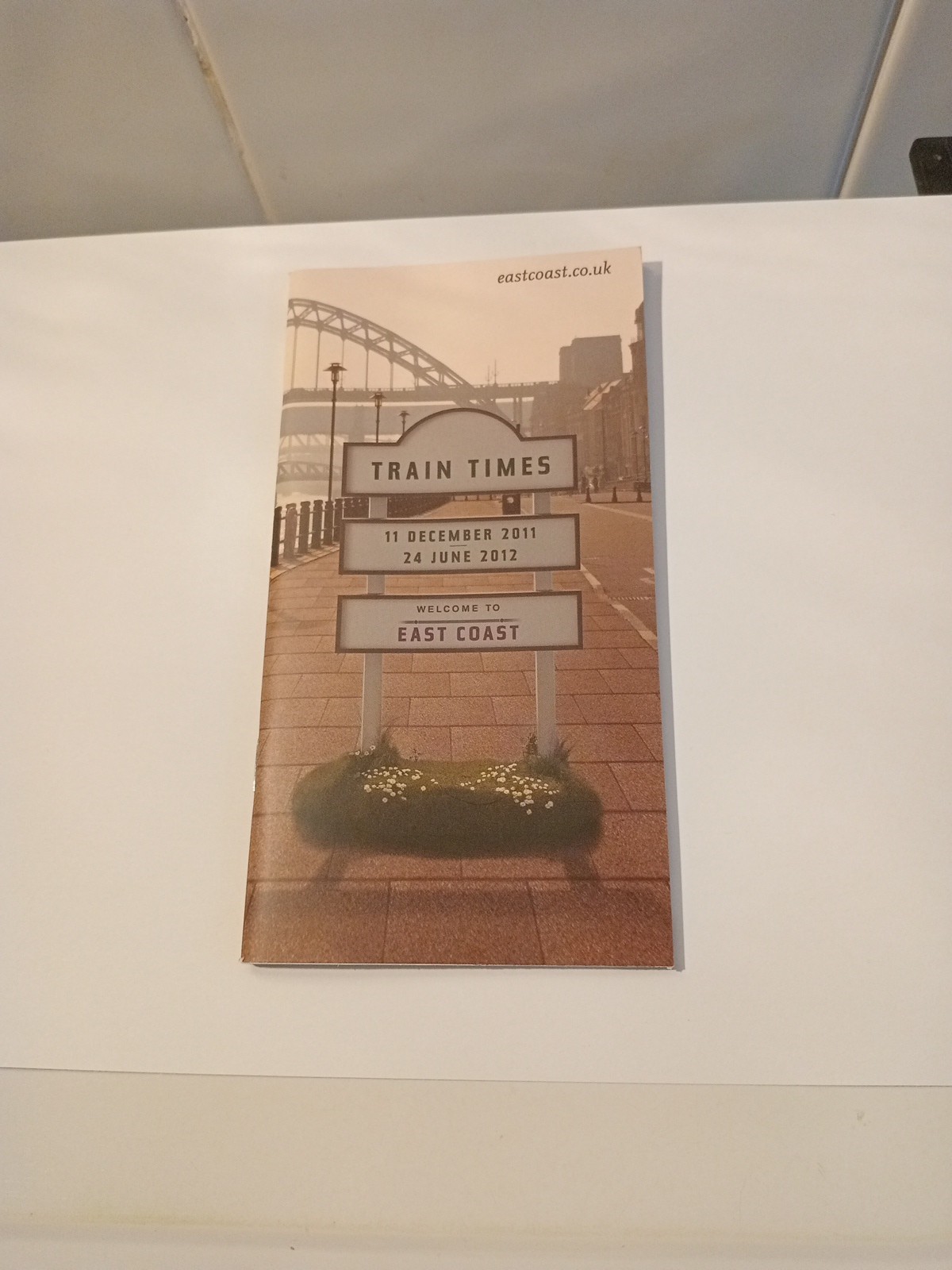 East Coast Train Times Booklet (72 pages) 2011-2012