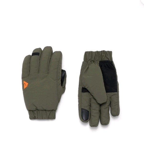 New Ozark Trail Midweight Ski Gloves Men's S/M Waterproof Tech Touch Lined Green