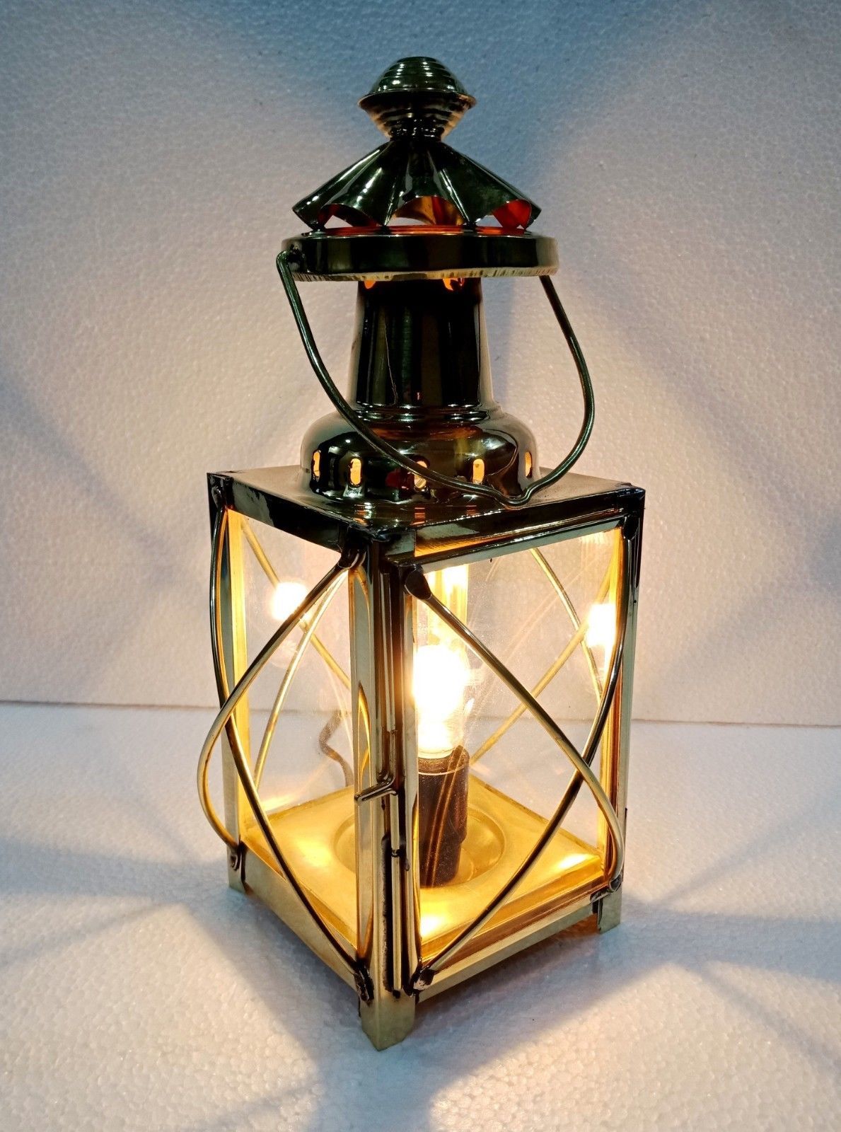 Halloween Brass Electric Lamp Maritime Ship Lantern Boat Light Home Decorative