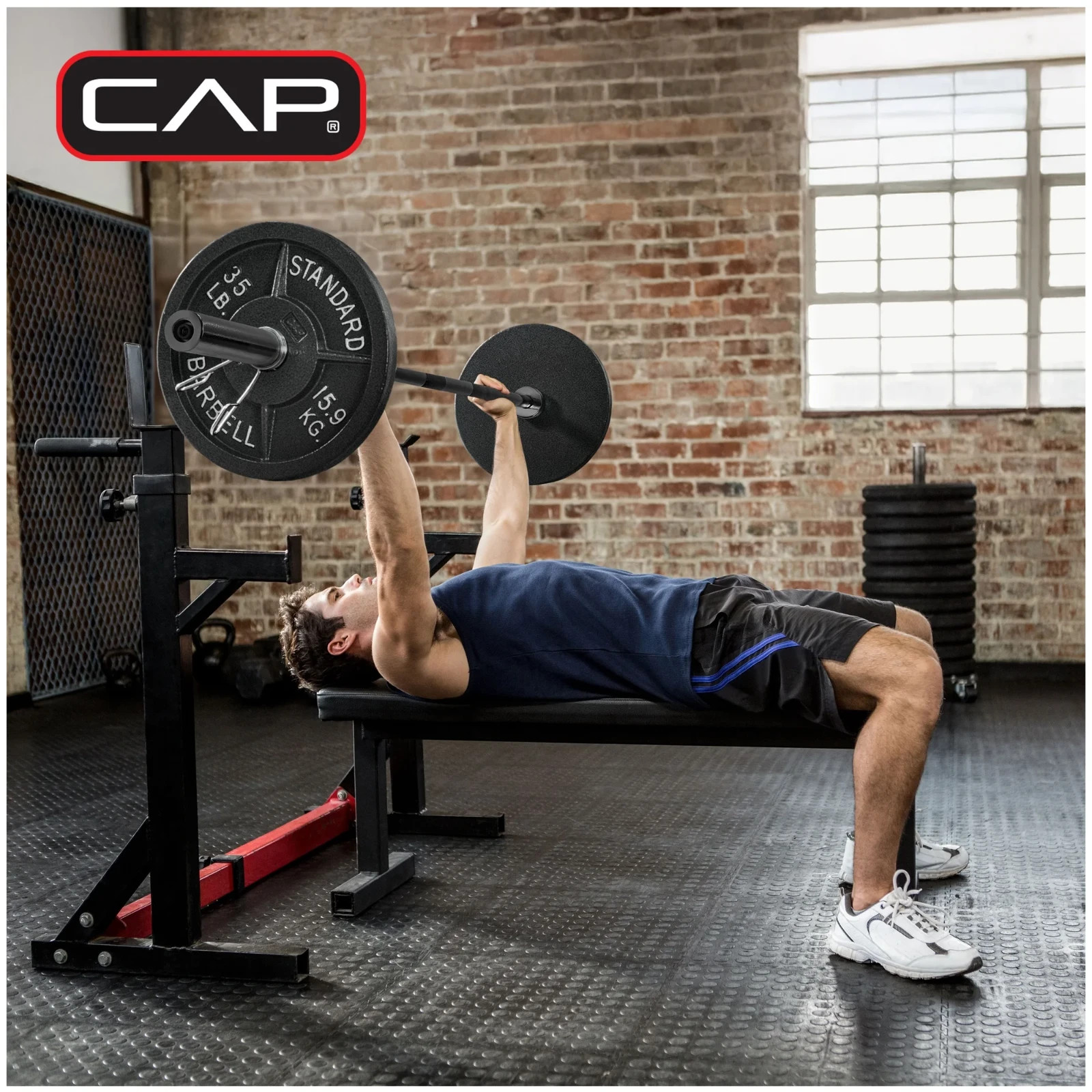 CAP Barbell Olympic Weight Bar, 6 Ft.