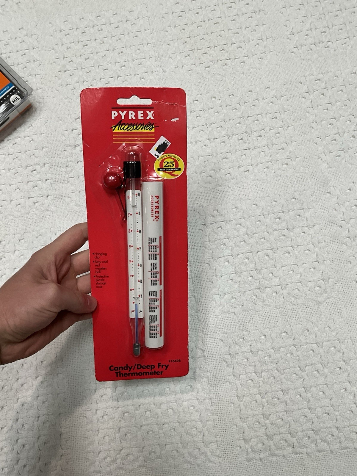 Pyrex-Candy-Deep Fry Thermometer new #16428