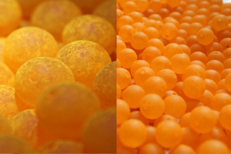 SUPER UV TANGERINE TRICK EM BEADS TROUT STEELHEAD SALMON PICK SZ 6 8 10 12 14 mm