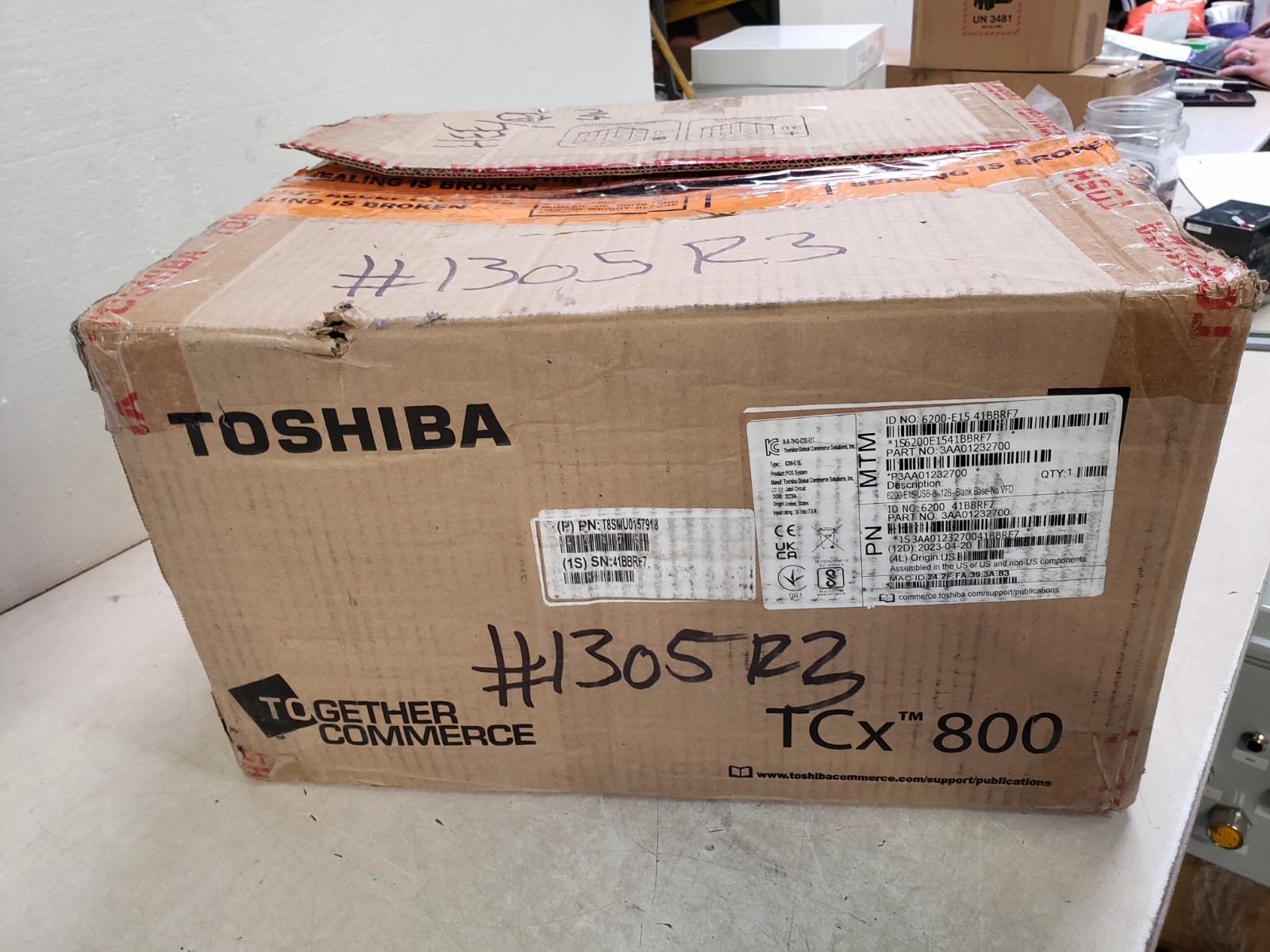 Toshiba TCx800 All in One Point of Sale Touchscreen 3AA01232700