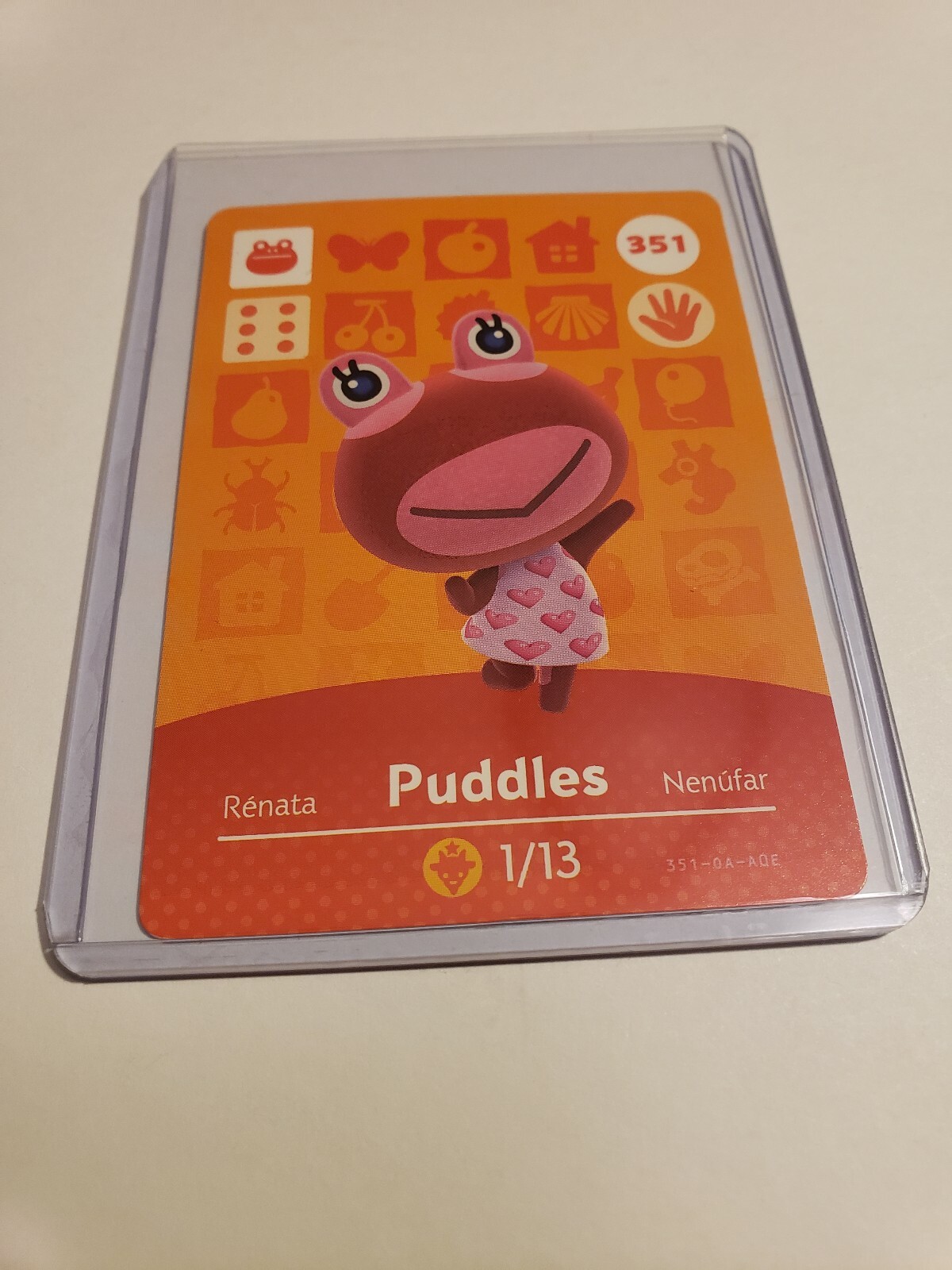 !SUPER SALE! Puddles # 351 Animal Crossing Amiibo Card Horizon Series 4 MINT!