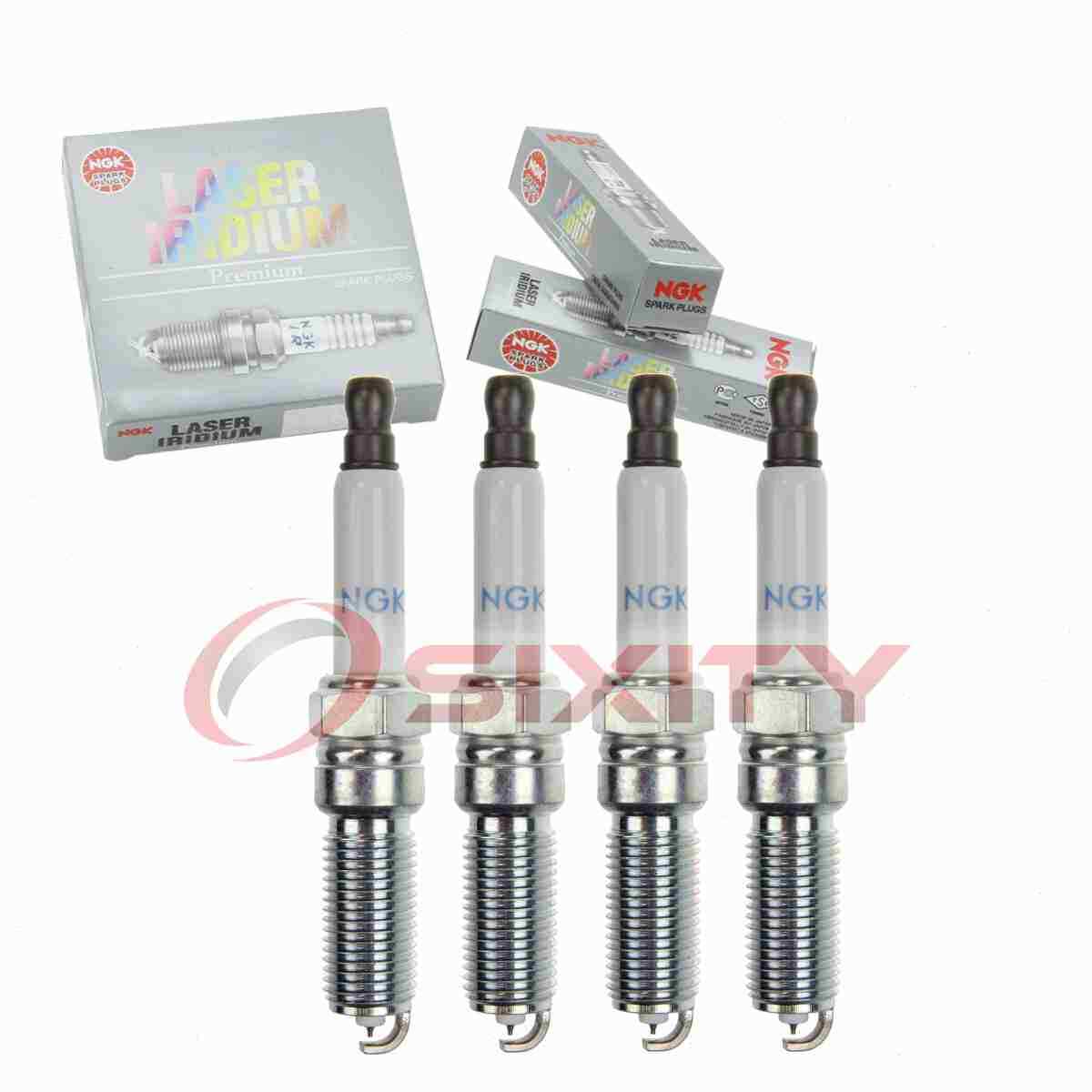 4 pc NGK 91970 ILNAR8B7G Laser Iridium Spark Plugs for 55490097 12683541 qd