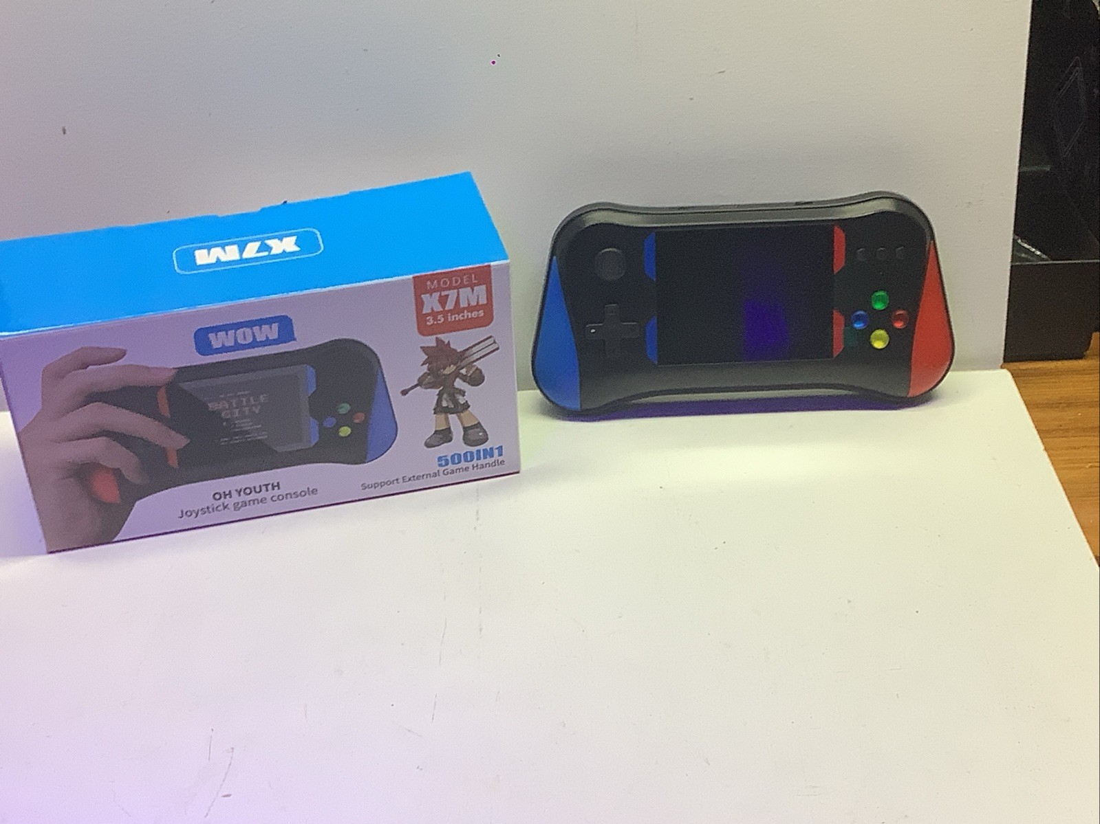 OH YOUTH Joystick Game Console X7M Portable Retro Gaming Console, 500+ Games, HD