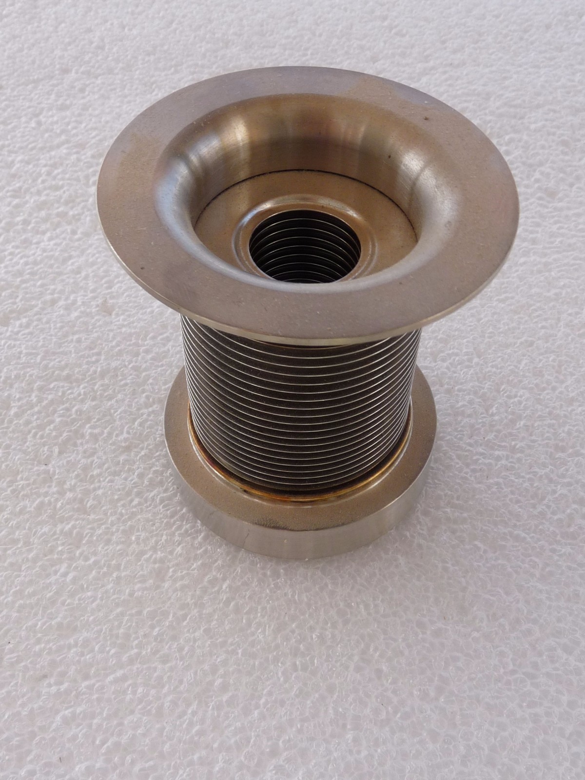 NEW NOR CAL ESVP-200-16K NITRIDE VALVE BELLOW ASSEMBLY VACUUM FITTING STAINLESS