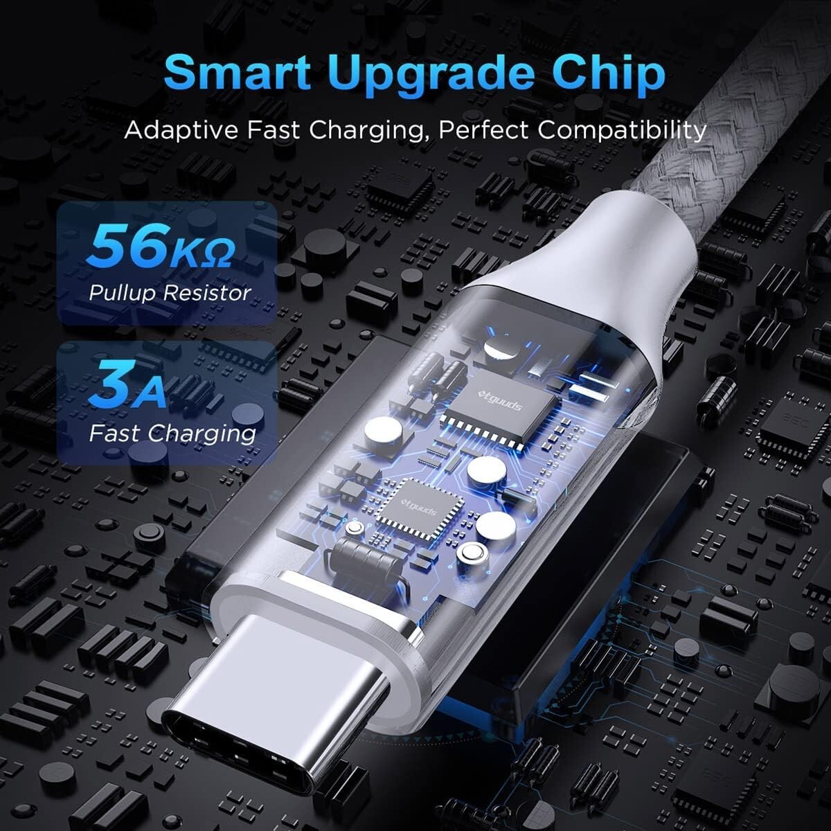 Braided USB Type-C USB-C to USB-A Fast Charge Cable Cord Charger Charging Sync