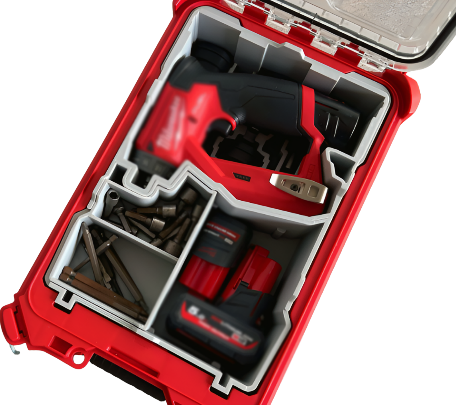 Milwaukee M12 Install Driver Packout Compact Insert Organizer Tray Tool