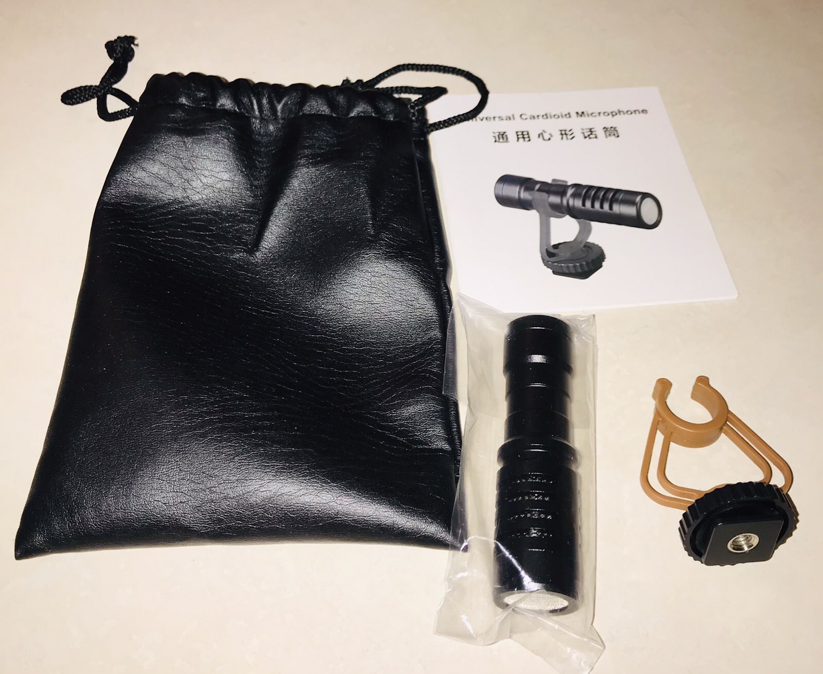 NEW  ~ NOT COMPLETE  Smart Phone Camera Universal Video Microphone & Stand ONLY