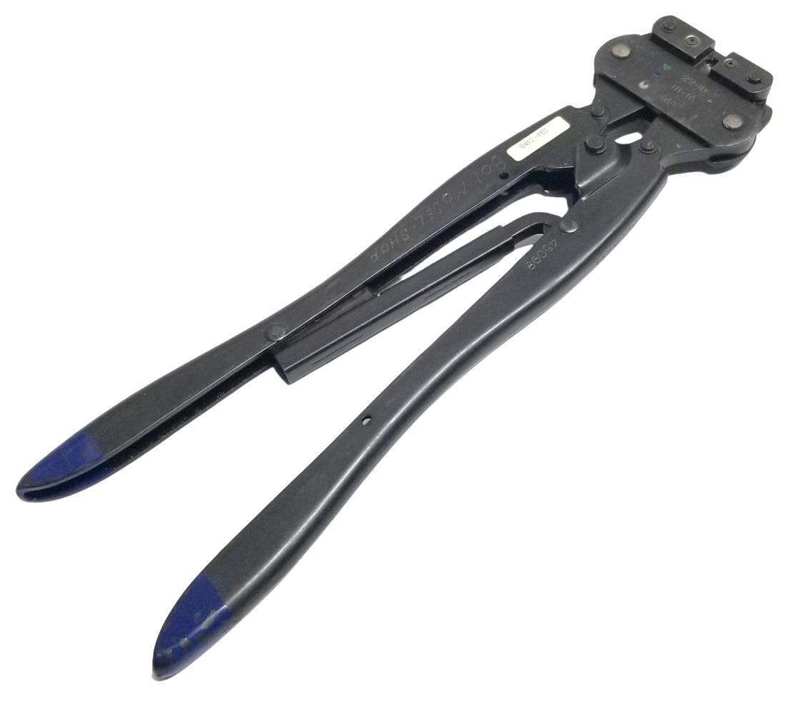 AMP 45098 Hand Crimping Tool TYRE-OB Green-22-18 Blue-18-16 Pink-14