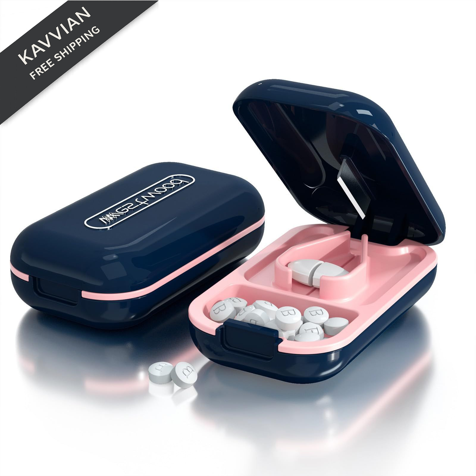 DUBSTAR Small Pill Cutter, Cutter Splitter for Blue