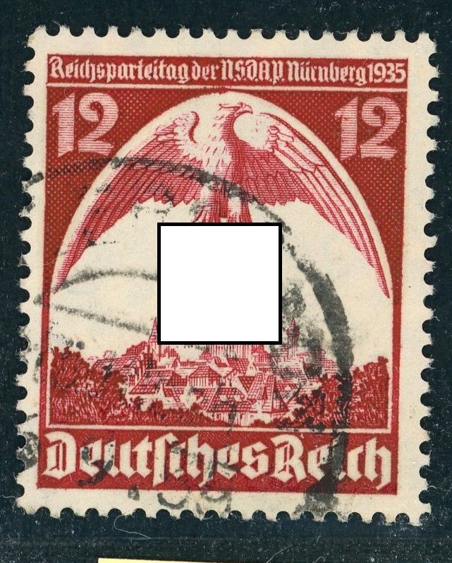 German Reich Michel number 587 x I stamped tested